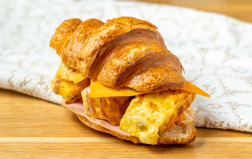 Ham & Cheddar Egg Croissant - Good Earth Coffeehouse | Good Earth ...