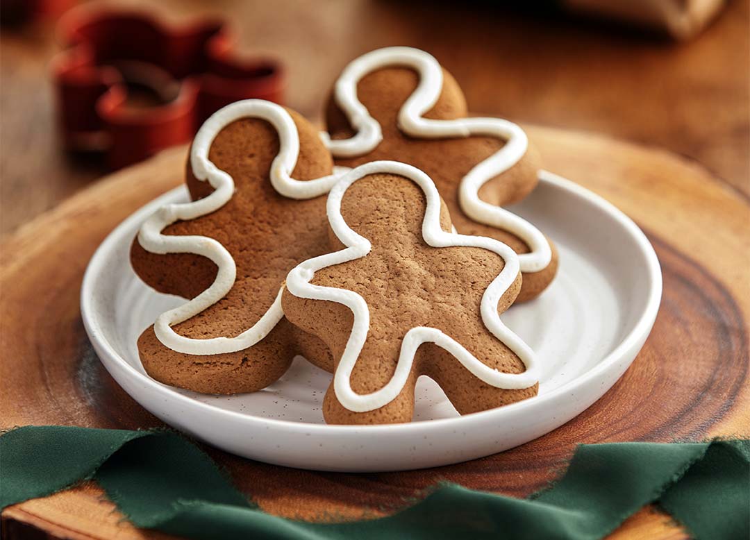 Three Gingerbread Family Cookies