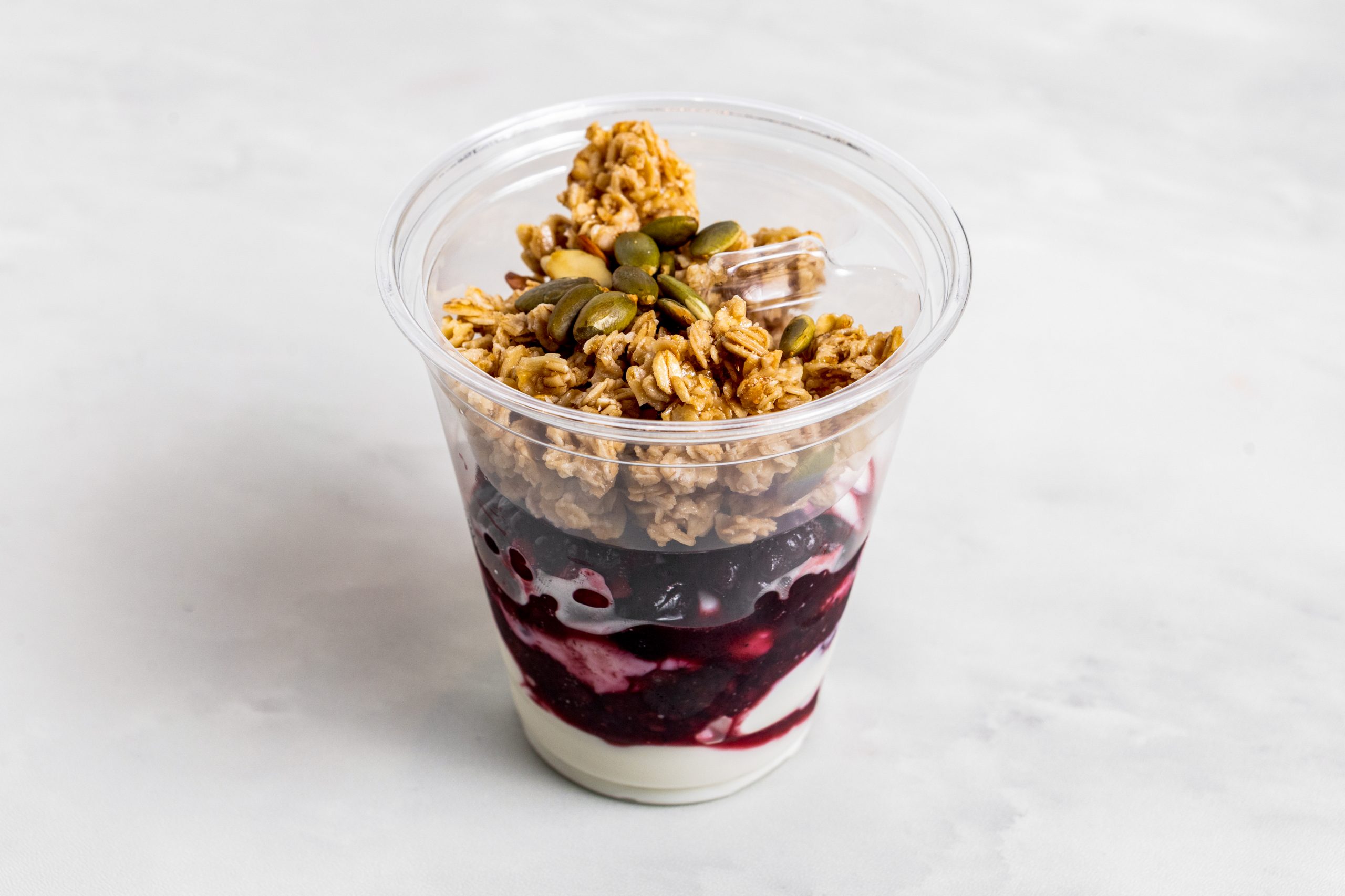 Greek Yogurt, Granola & Vanilla Berry Compote