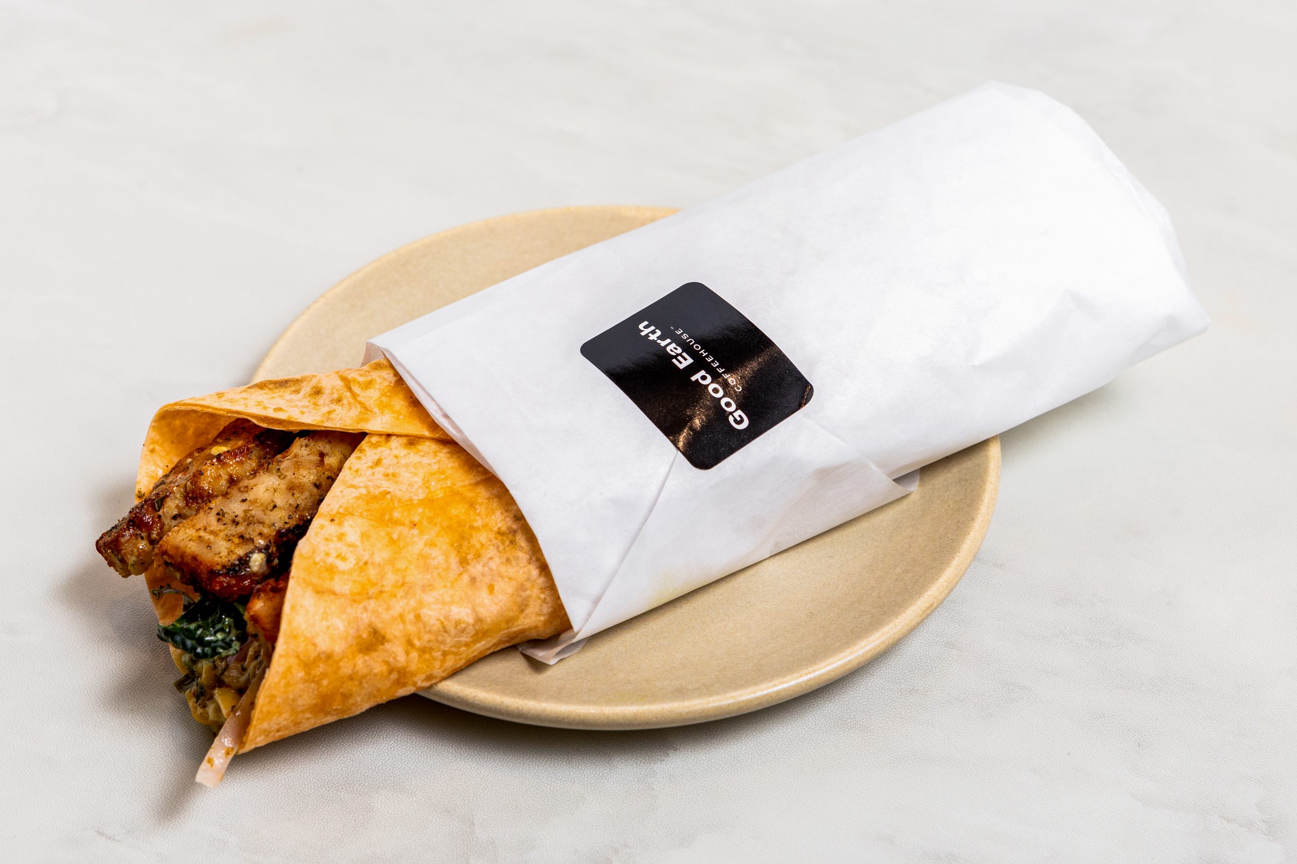Roast Chicken & Sun-Dried Tomato Wrap - Herb Roasted Chicken Breast, Sun-Dried Tomato Pesto & Asiago in a Sun-Dried Tomato Wrap